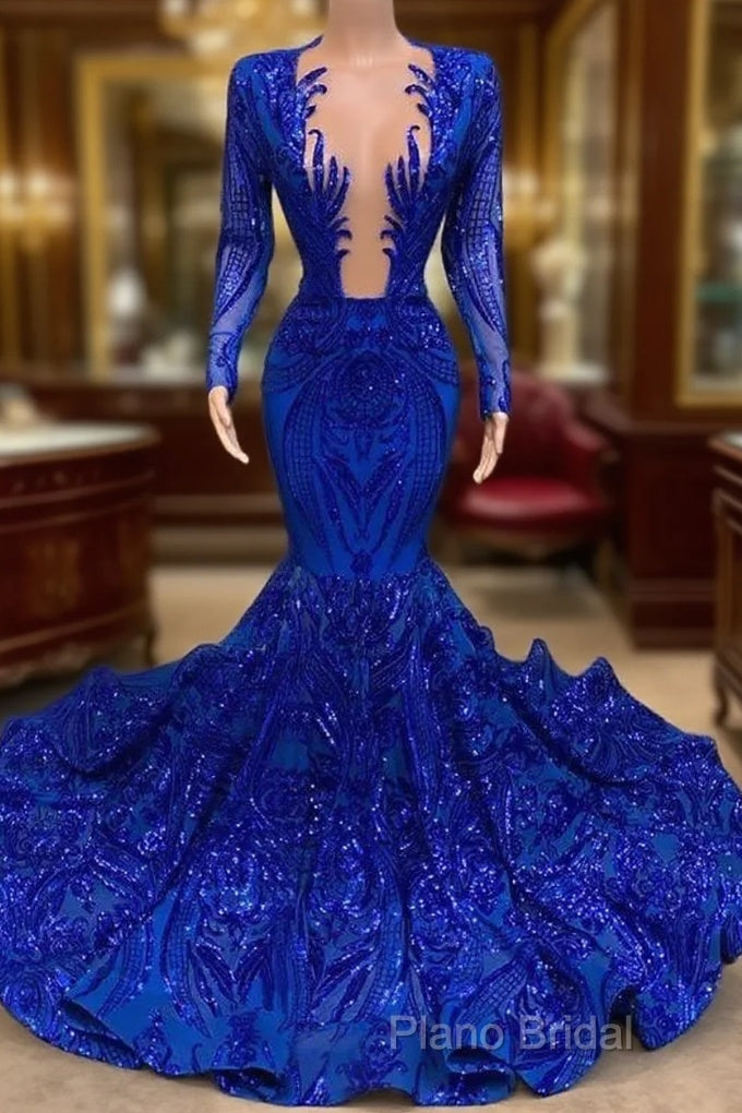 Black Girl Formal Prom Dresses Mermaid Long Formal Prom Dresses Main image