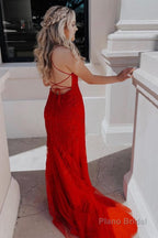 Black Halter Backless Prom Dress
