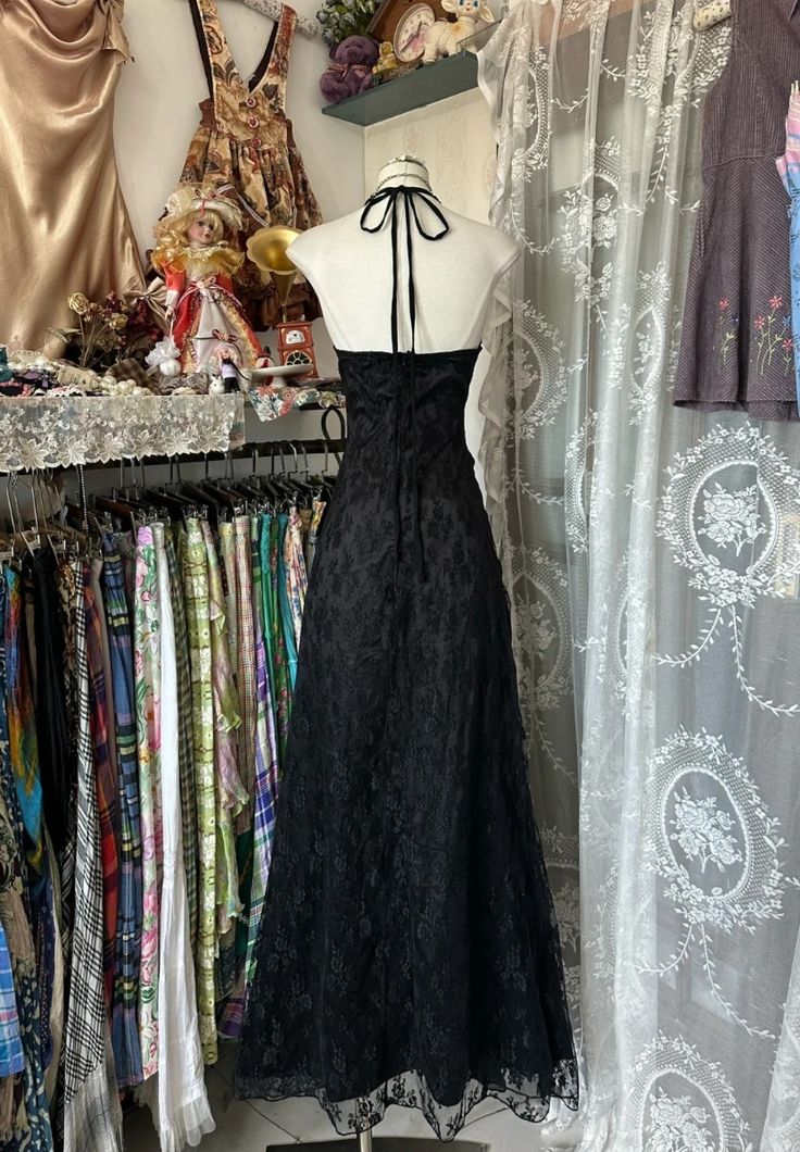 Black Halter V Neck Long Formal Prom Dresses,Long Formal Evening Gowns