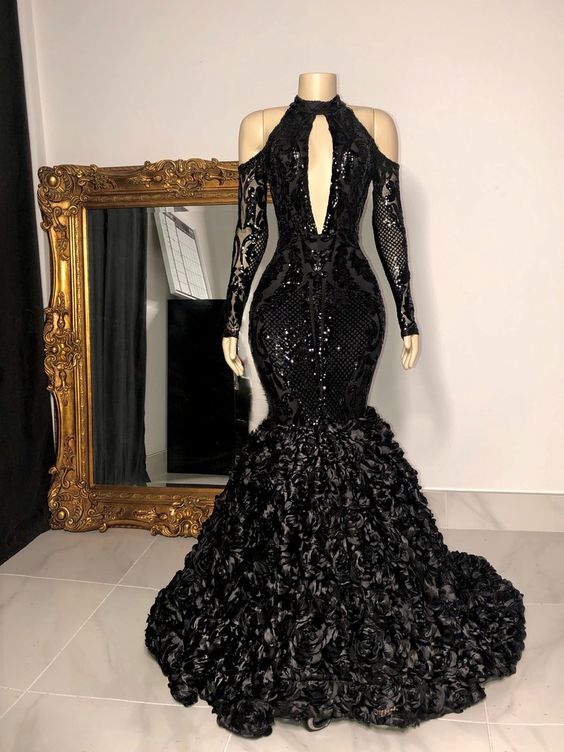 Black Long Formal Prom Dresses Formal Evening Dresses Main image