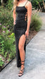 Black Long Formal Prom Dresses,Strapless Mermaid Formal Evening Dresses,Sparkle Tight Formal Prom Dresses