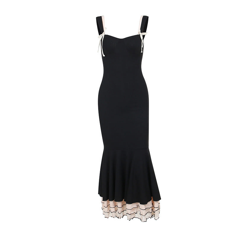 Black Mermaid Long Formal Prom Dresses Sweet Formal Party Dresses