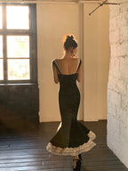Black Mermaid Long Formal Prom Dresses Sweet Formal Party Dresses