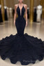 Black Mermaid Formal Prom Dresses