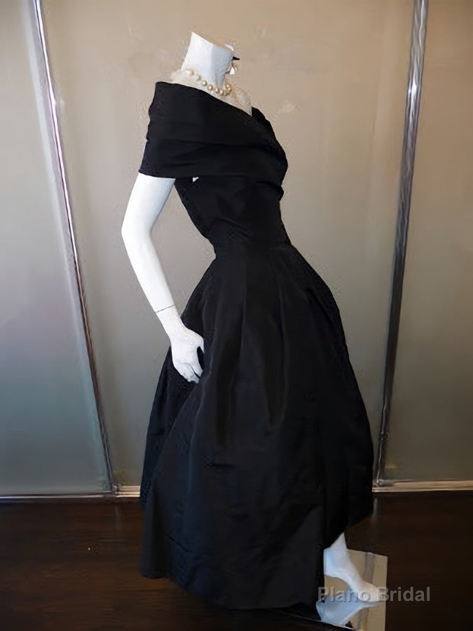 Black Prom Dress,Off The Shoulder Prom Dress,Bodice Prom Dress,Fashion Prom Dress Main image