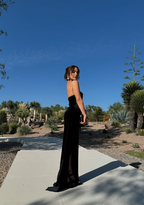 Black Formal Prom Dresses Sexy Slit Formal Prom Dresses Birthday Outfits