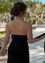 Black Formal Prom Dresses Sexy Slit Formal Prom Dresses Birthday Outfits