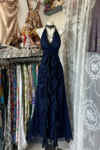 Black/Red Sweet Vintage Fashion Backless Long A-Line Chiffon Tulle Ball Gown Formal Evening Dresses Birthday Dresses