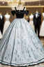 Black Satin Bow Straps Quinceanera Dresses