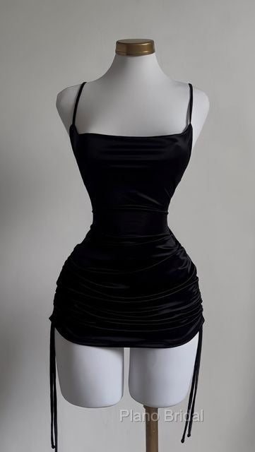 Black Short Formal Prom Dresses Sexy Evening Dresses Secondary image