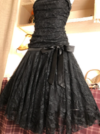 Black Strapless Lace Sexy A Line Short Birthday Outfits Formal Graduation Homecoming Dresses