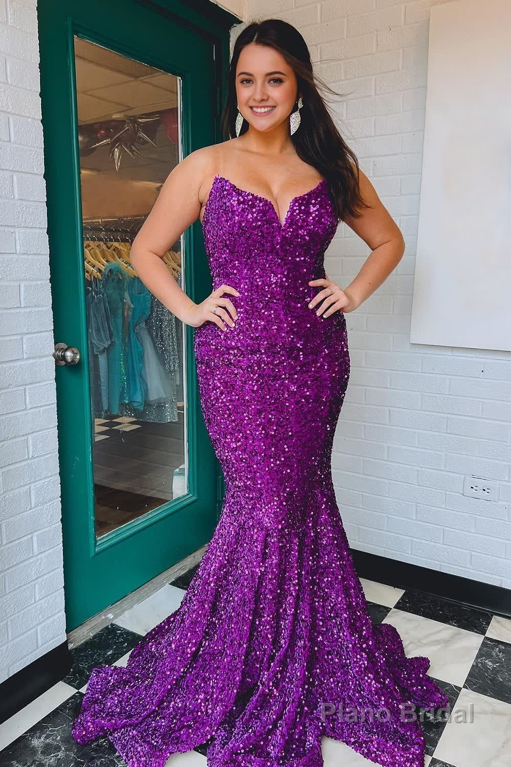 Black Sweetheart Mermaid Prom Dress