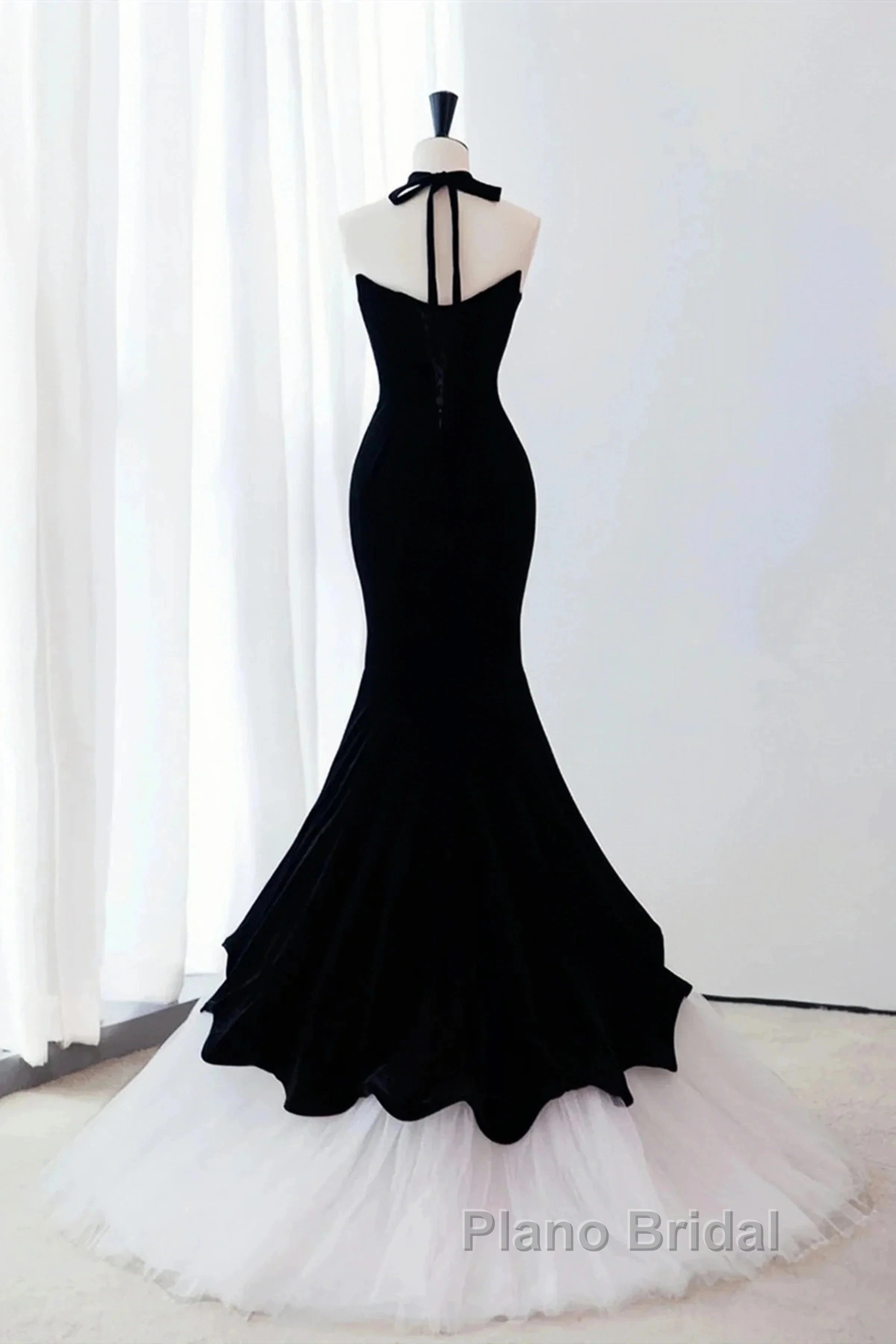 Black Sweetheart Mermaid Tulle Formal Prom Dresses Secondary image