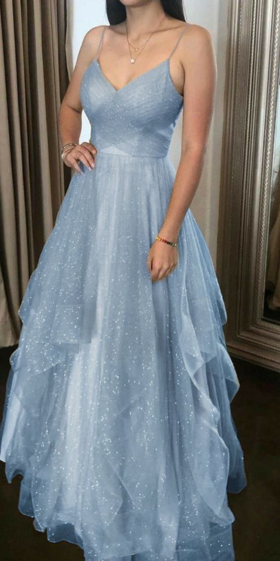 Blue Formal Prom Dresses Formal Evening Dresses Long Formal Prom Gown