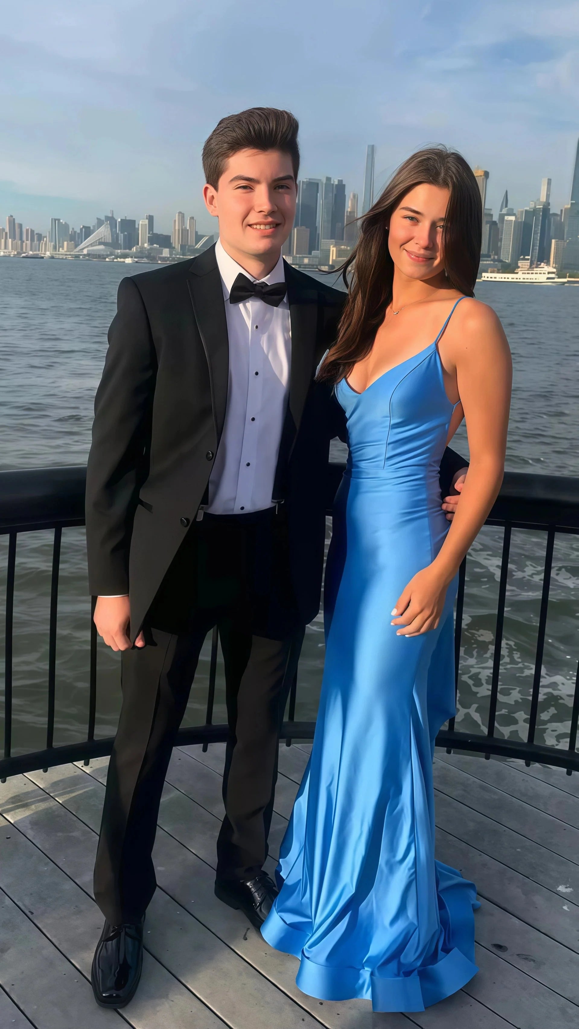 Blue Formal Prom Dresses, Mermaid Formal Prom Dresses Open Back Formal Evening Dresses