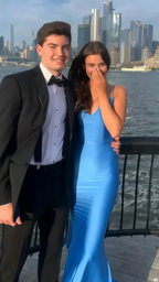 Blue Formal Prom Dresses, Mermaid Formal Prom Dresses Open Back Formal Evening Dresses