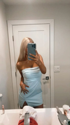 Blue Sheath Homecoming Dresses Short Formal Prom Dresses