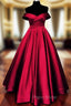Bow Back Formal Prom Dresses Ball Gowns Off The Shoulder