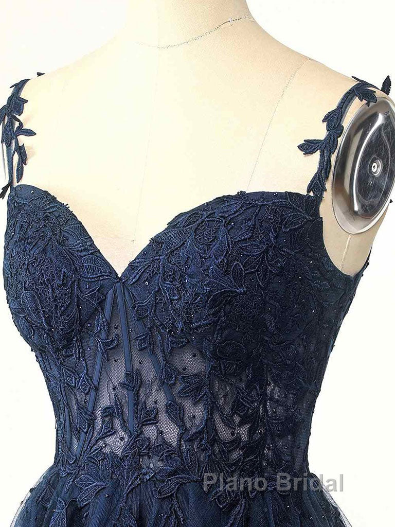 Burgundy A-Line Tulle Lace Short Formal Prom Dresses, Cute Burgundy Homecoming Dresses