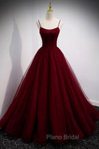 Burgundy Ballgown Long Formal Prom Dresses with Removable Jacket