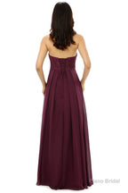 Burgundy Chiffon Lace Sweetheart High Waist Bridesmaid Dresses