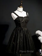 Burgundy Sweetheart Neck Tulle Sequin Short Formal Prom Dresses, Puffy Cute Homecoming  Dresses