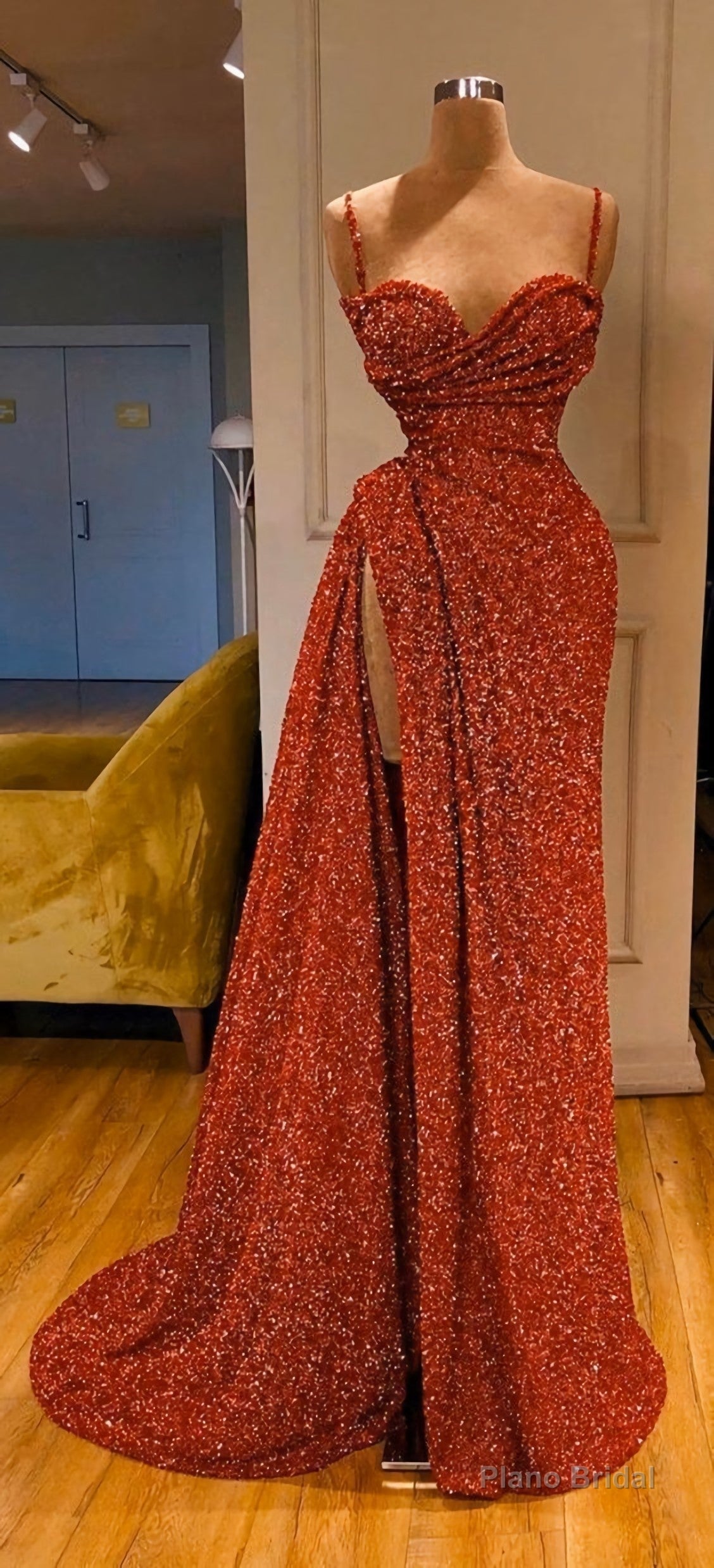 Fabulous Luxury Beaded And Sequined Prom Dress Main image