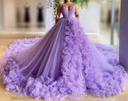 Unique Formal Prom Dresses evening gowns Wedding Dresses with Train Formal Prom Dresses