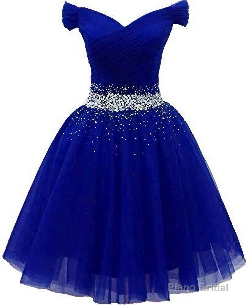 Short Dress, For Juniors Off The Shoulder Homecoming Dress, Custom Made Main image