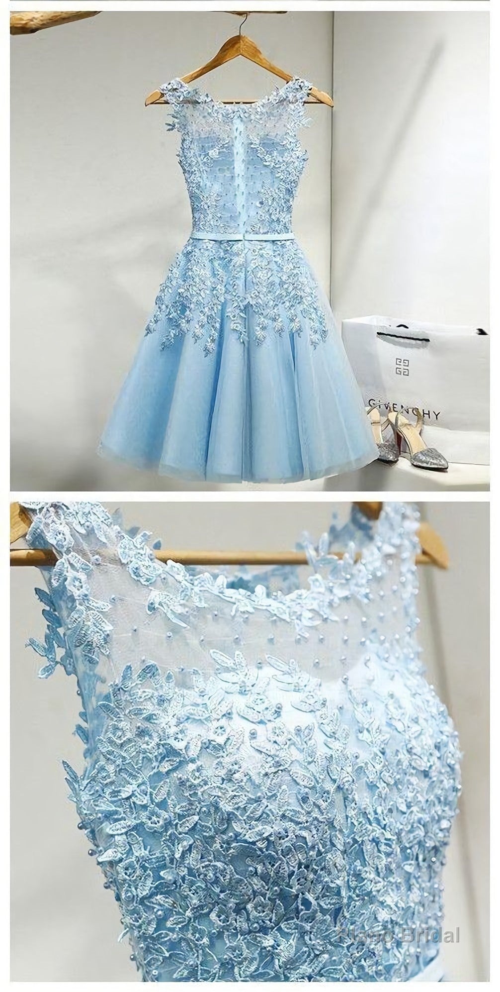 Dress, With Lace Appliques Appliques Homecoming Dresses, Short Homecoming Dress Main image