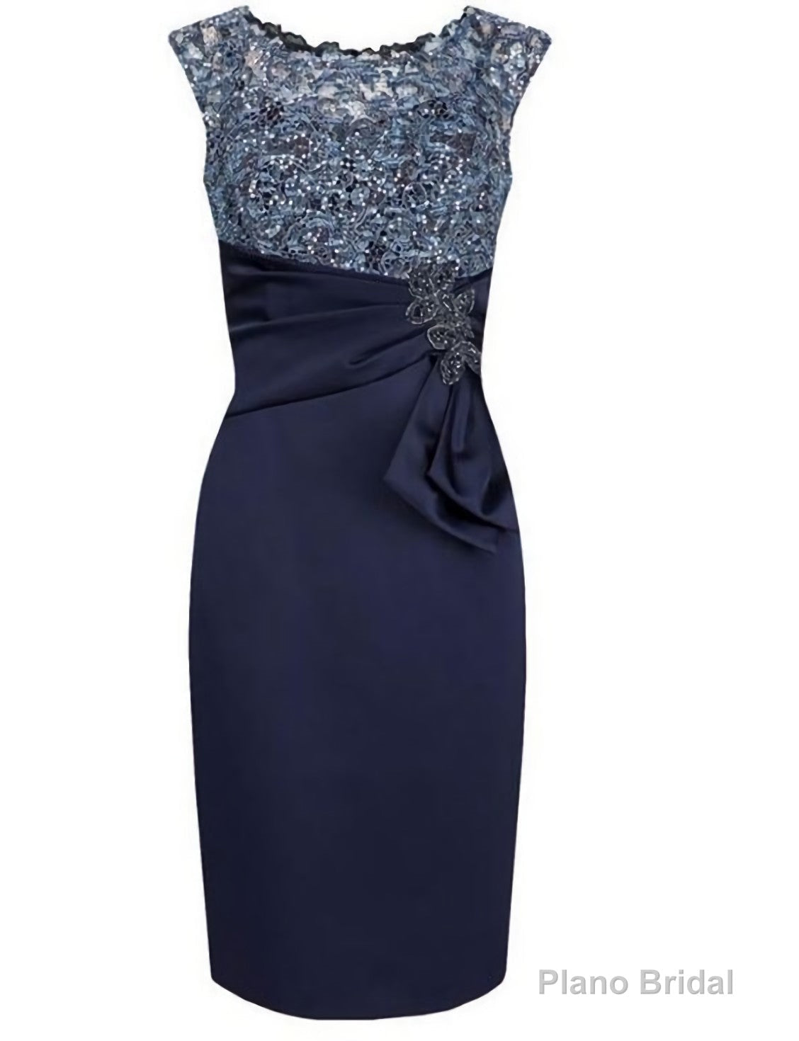 Cap Sleeves Sheath Mother Of The Bride Dresses, With Lace Sequins Homecoming Dresses Main image