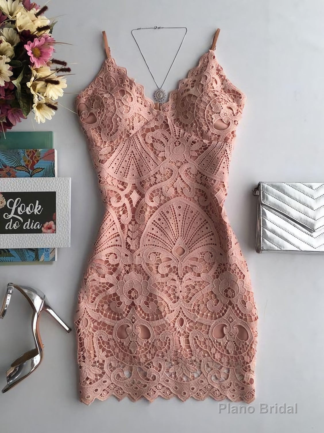 2025 Homecoming Dresses, Short Lace Dress Main image