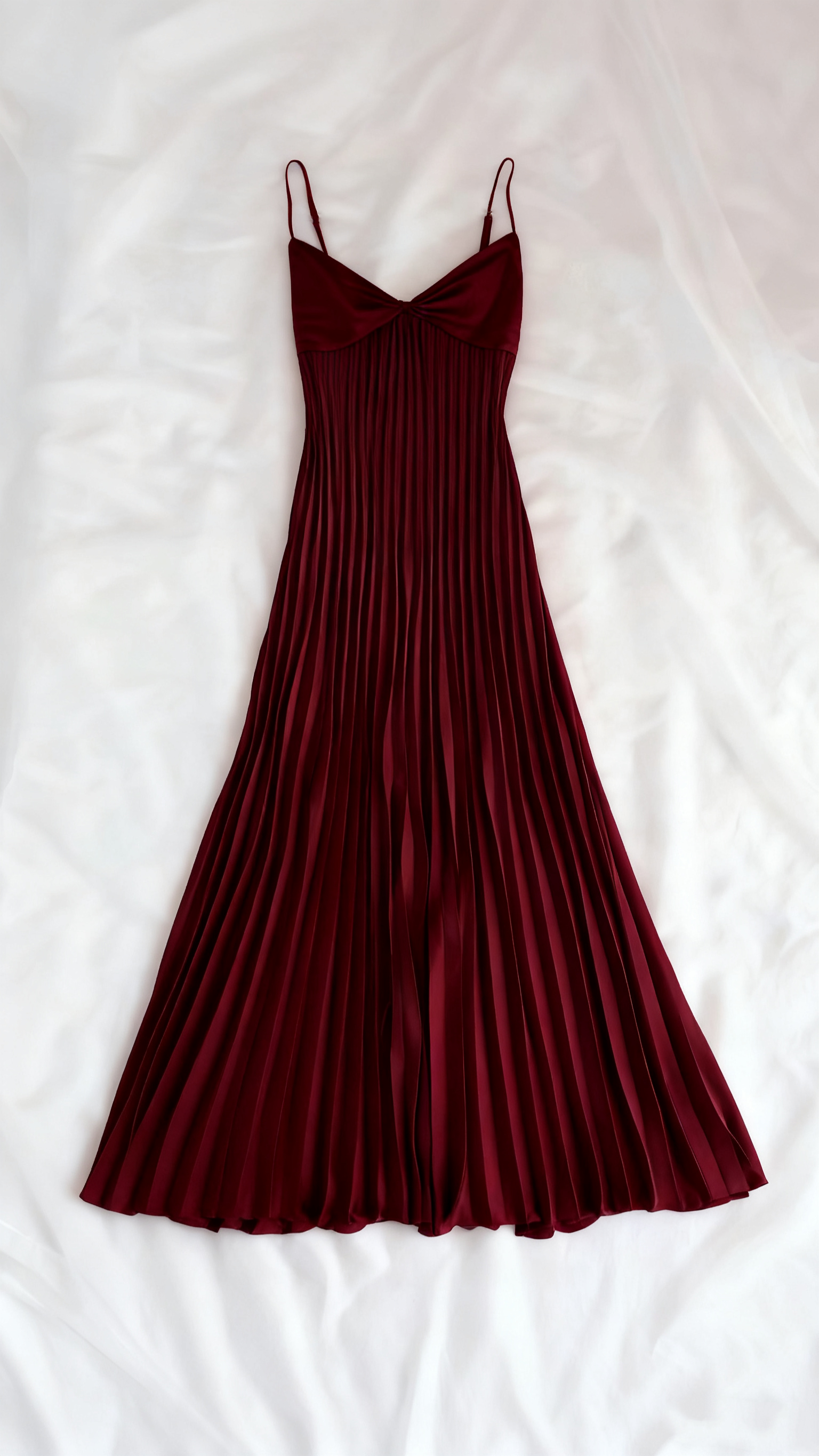 Champagne Spaghetti Straps Long Formal Prom Dresses Pleated Formal Evening Dresses