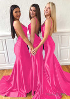 Charmeuse Prom Dresses Trumpet/Mermaid Court Train Sleeveless