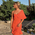 Charming Formal Prom Dresses Orange Formal Evening Dresses