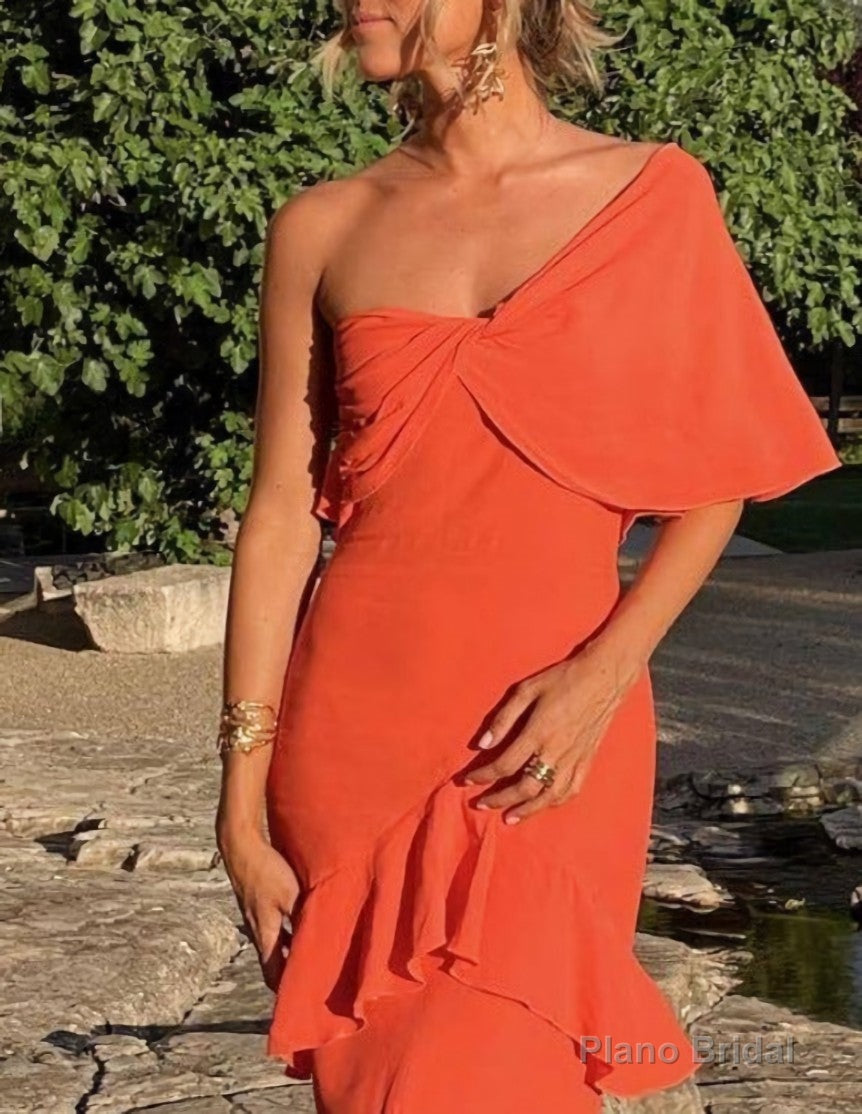 Charming Prom Dress Orange Evening Dress Secondary image