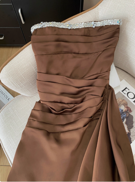 Chic Ball Gown Brown Homecoming Dresses 16Th Birthday Outfits