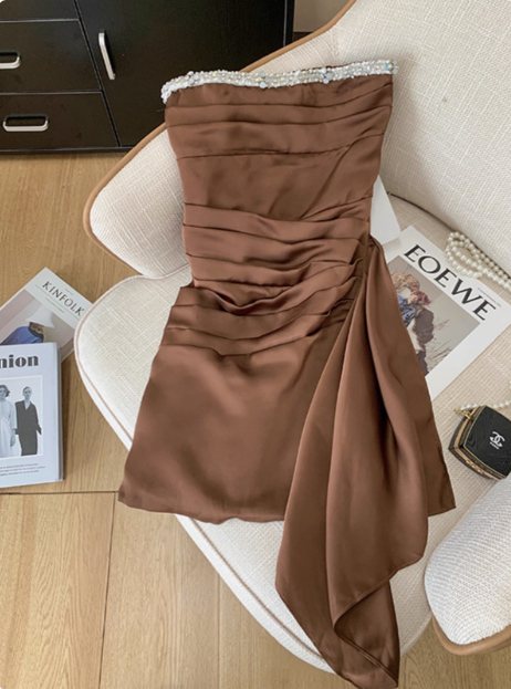 Chic Ball Gown Brown Homecoming Dresses 16Th Birthday Outfits Main image