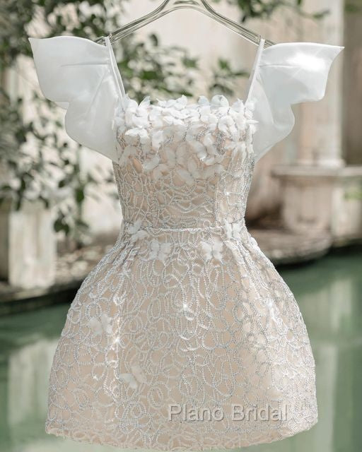 Chic Glitter A-Line Beaded Short Homecoming Dresses 18Th Birthday Outfits Secondary image