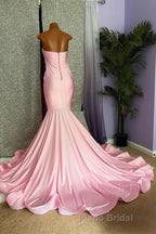 Chic High-neck Sleeveless Mermaid Formal Prom Dress With Beading