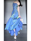Chic Mermaid Spaghetti Straps Blue Long Formal Prom Dresses Birthday Dresses Birthday Outfits