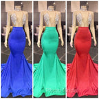 Chic Yellow Sleeveless Crystals Sheer Tulle Formal Prom Dresses New Arrival Mermaid Formal Evening Gowns