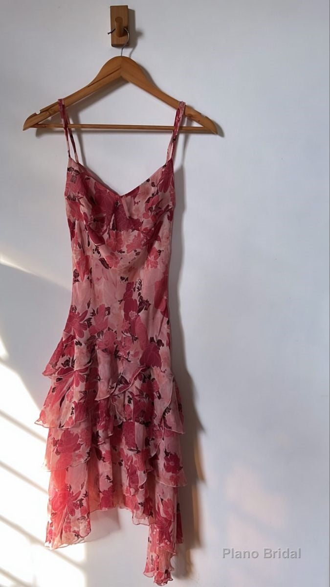 Chiffon Sleeveless Party Dress Short Prom Dress Main image
