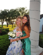Classic Blue Floral Formal Prom Dresses Long Formal Evening Gown