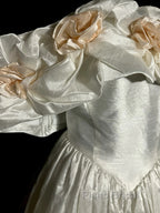 Classy Ball Gown Off The Shoulder Lace Ivory Long Wedding Dresses Bridal Dresses