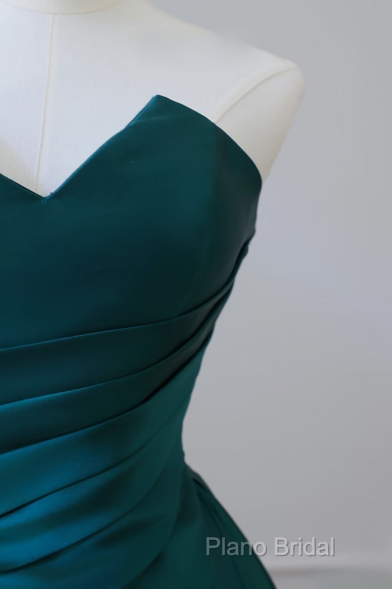 Classy Ball Gown Strapless Satin Ruffles Long Formal Dresses Formal Prom Dresses