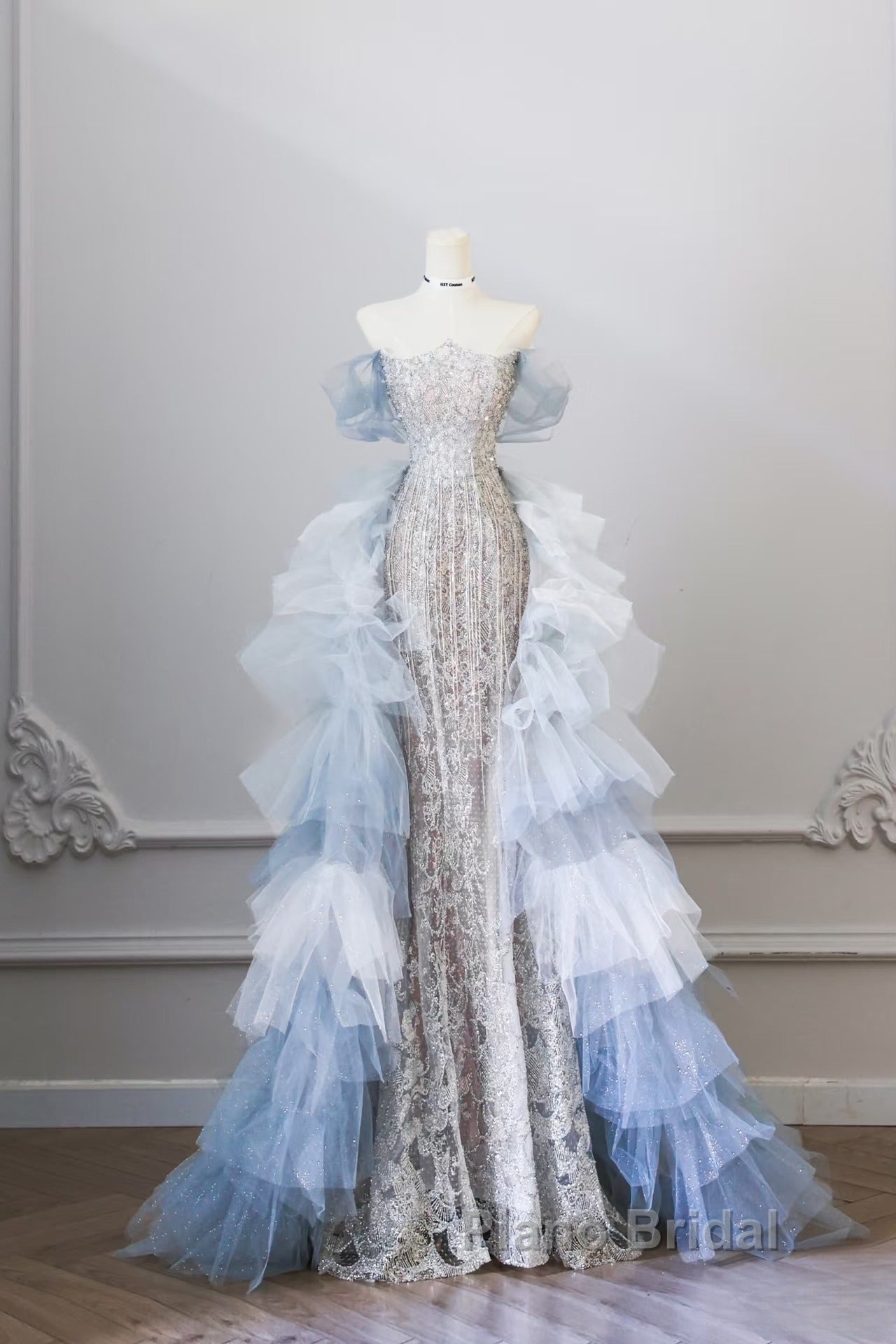 Classy Mermaid Off The Shoulder Neckline Sequin Ruffles Long Evening Dresses Formal Prom Dresses