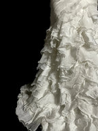 Classy Mermaid Sweetheart Tulle Ivory Long Wedding Dresses Bridal Dresses