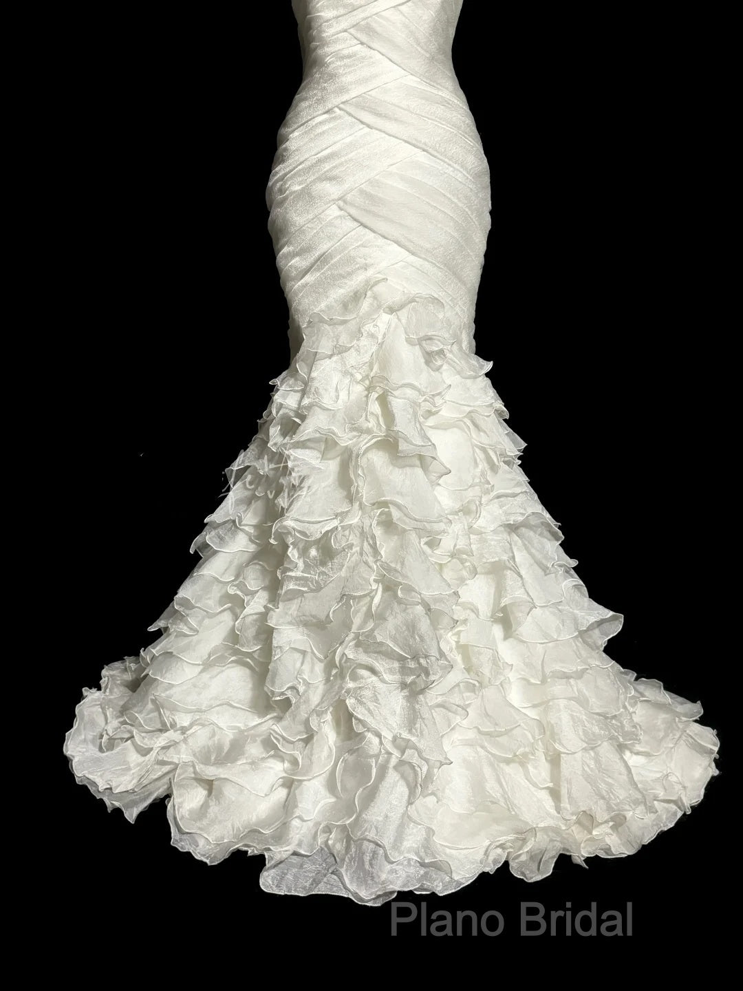Classy Mermaid Sweetheart Tulle Ivory Long Wedding Dresses Bridal Dresses