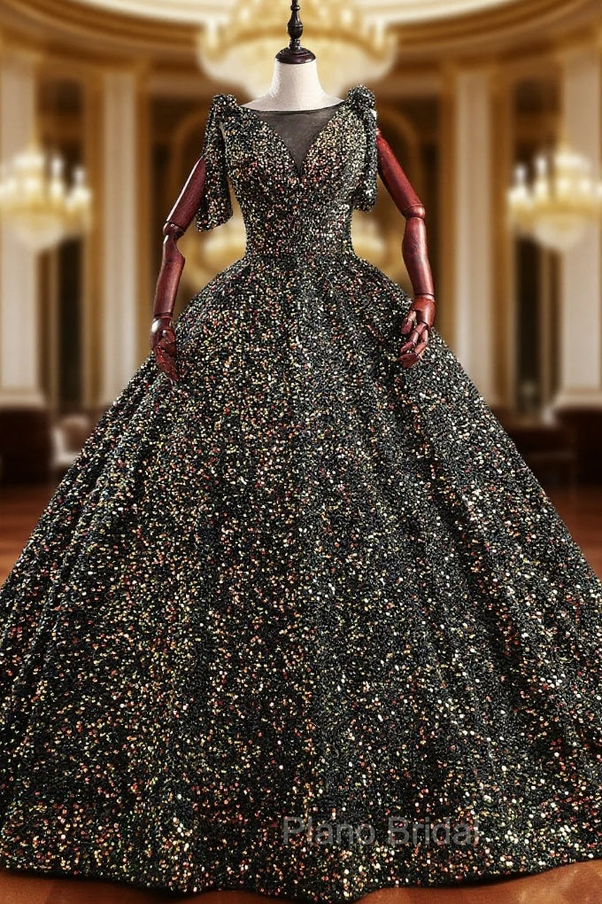 Colorful Sequins Ball Gown Quinceanera Dresses Main image